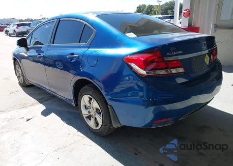 2013 Honda Civic Lx из США, поврежденный, VIN 19XFB2F57DE100077